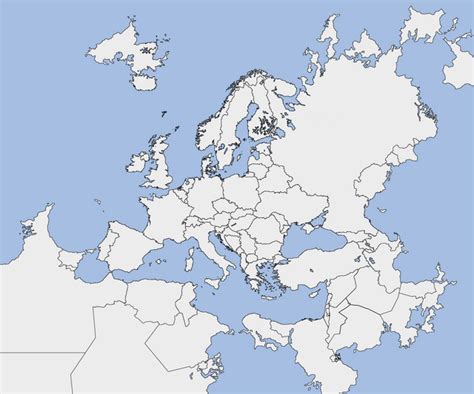 Blank Map Of Europe 1920