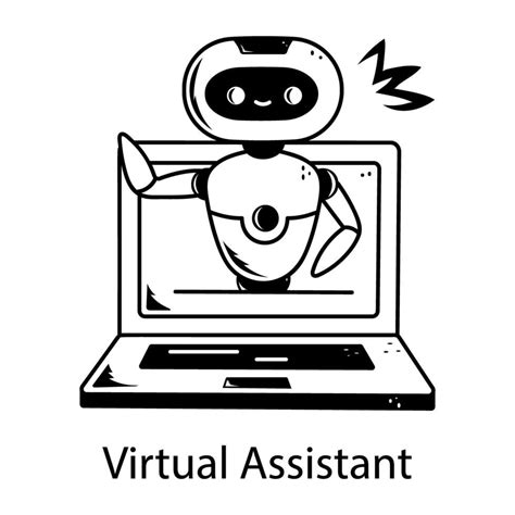 Trendy Virtual Assistant 45885268 Vector Art At Vecteezy