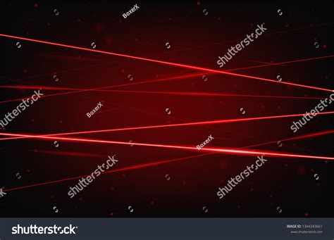 Red Realistic Laser Beam Background Laser Vector De Stock Libre De