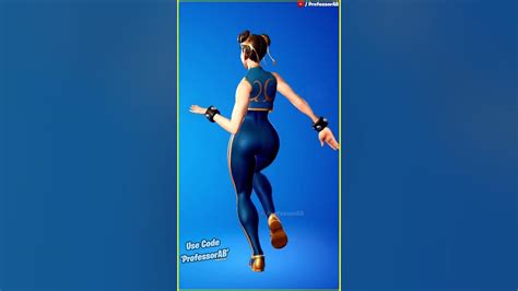 New Fortnite Bizcochito Tiktok Emote With Chun Li Thicc 🍑😘😜😍 Youtube