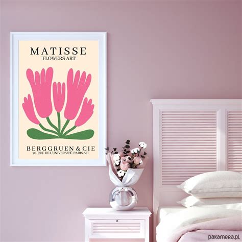 Plakat Henri Matisse Grafika Botaniczna Ilustracja Z R Owymi