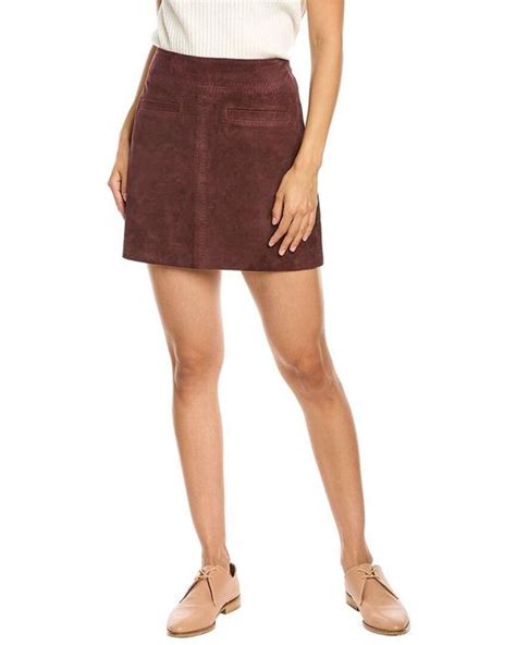 Trina Turk Virtual Suede Pencil Skirt Save Lyst