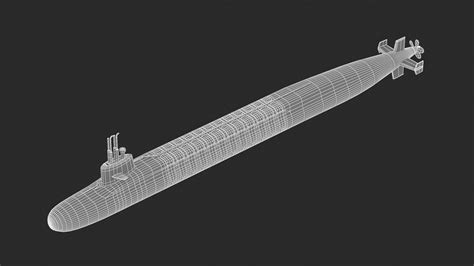 USS Tennessee (SSBN-734) 3D Model by frezzy