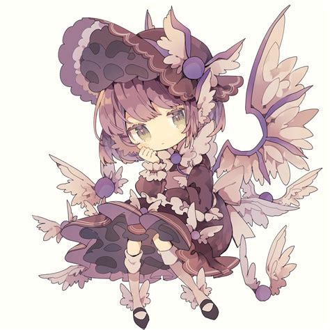 Safebooru 1girl Adapted Costume Animal Ears Bird Ears Bird Wings