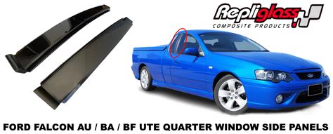 FORD FALCON AU / BA / BF UTE QUARTER WINDOW OUTER COVERS (pair) 1998 to 2008 models – Repliglass ...