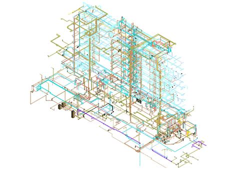 Mep Plans In Construction Of Building And Industrial Projects