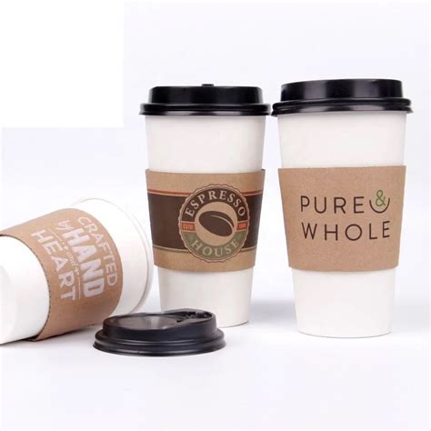 8oz 12oz 16oz 22oz Disposable Double Wall Paper Cup Takeout Single Wall