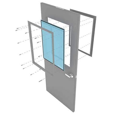 Hollow Metal Door With Lite Kit Glass Felix Thomson