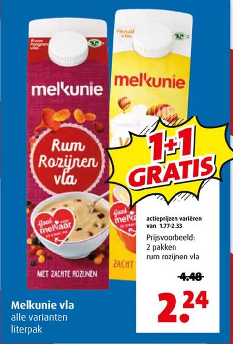 Melkunie Vla Aanbieding Bij Boni