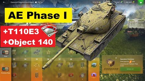 Hunt For Rarest Tank AE Phase I Exploring T110E3 And Obj 140 Live