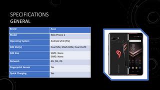 Asus ROG Phone II Overview & Specifications | PPT