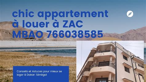 Appartement Louer Zac Mbao Partir De F Youtube