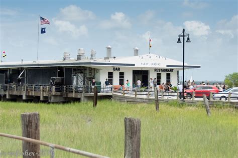 Fleet Landing Restaurant Sits On Top Of Charleston Harbor In South Carolina