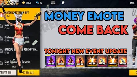 Money Heist Emote Come Back Free Fire New Event And Update Tamil Youtube