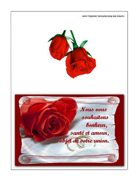 Arriba Imagen Carte De F Licitation Mariage Gratuite T L Charger