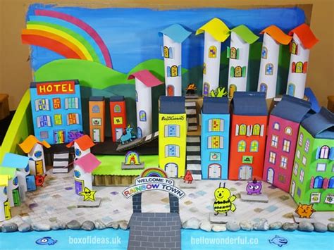 recycled-rainbow-cardboard-town-diy-kids-craft-toy-by-hellowonderful-and-boxofideas - Hello ...