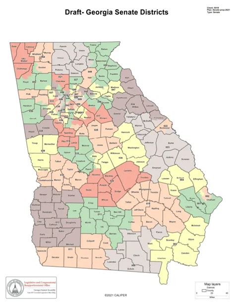 Here's The Proposed Georgia State Senate District Map