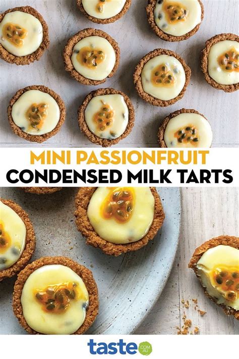 Mini passionfruit condensed milk tarts – Artofit