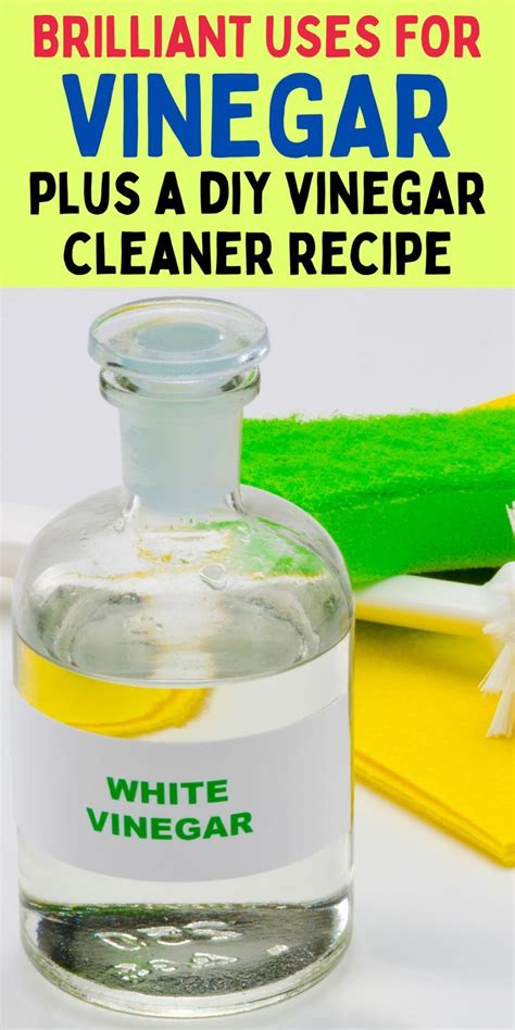 Brilliant Uses For Vinegar A Homemade Cleaner Recipe Vinegar Uses