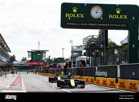 Renault F1 Team Leave Pits Hi Res Stock Photography And Images Alamy