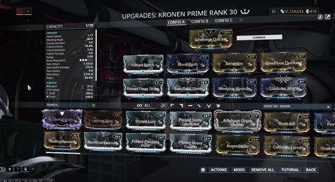 What S A Good Build For Kronen Prime R Warframe