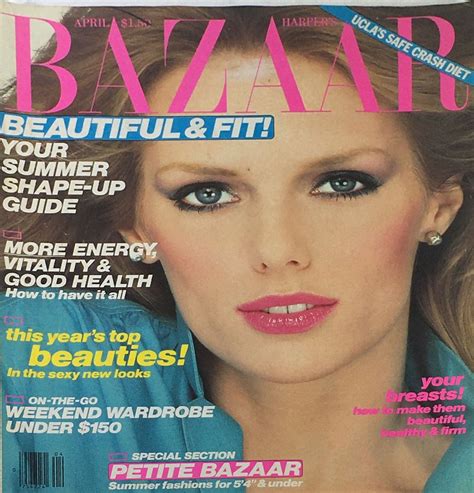 Harpers Bazaar April 1981 Beautiful And Fit Your Summer Shape