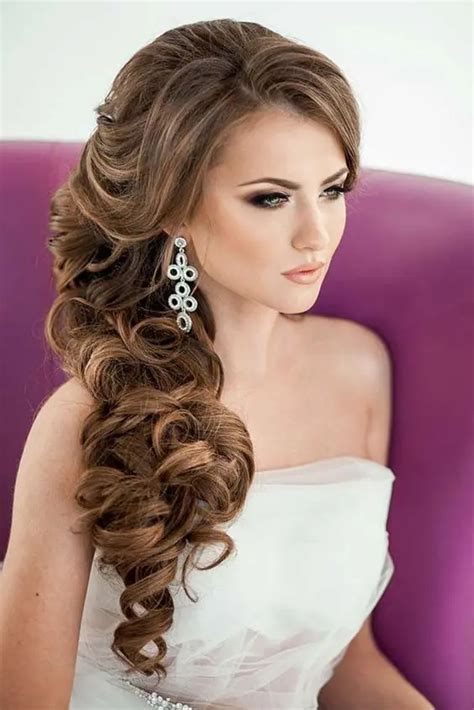 96 Elegant Side Swept Wedding Hairstyles Weddingomania