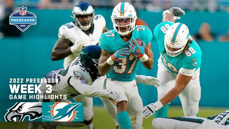 Philadelphia Eagles Vs Miami Dolphins Preseason Week Highlights