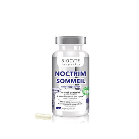 Noctrim forte de Biocyte améliore votre sommeil et vous aide à dormir