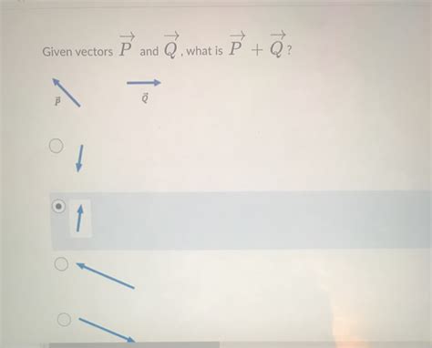 Solved Given Vectors P And P And Q What Is P 2 TO TY 1 Chegg