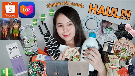 SHOPEE AND LAZADA HAUL SUPER AFFORDABLE YouTube