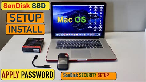 Sandisk Extreme Portable Ssd Setup Macos Install And Set Password Youtube