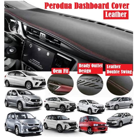 Perodua Leather Dashboard Cover Car Dashmat Myvi Old Myvi Lagi Best