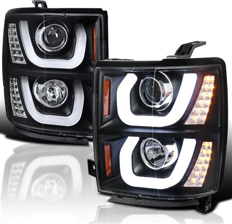 Amazon SPEC D TUNING LED Light Bar Projector Headlights Black