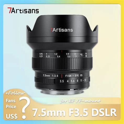 7artisans Lente Ojo De Pez De Gran Angular Para C Mara DSLR APS C De 7