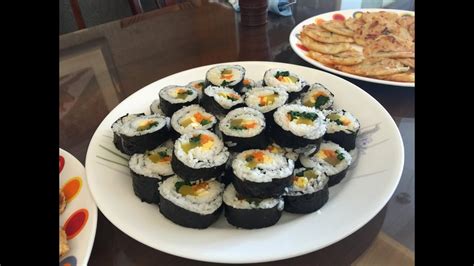 Kimbap Aka Gimbap Korean Dish Recipe YouTube