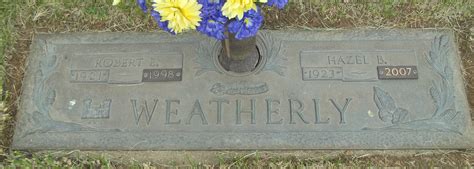 Hazel Bernice Clarke Weatherly 1923 2007 Mémorial Find a Grave