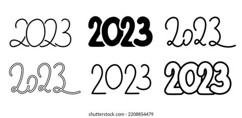 2023 Logo Set Template Creating Design Stock Vector (Royalty Free) 2208854479 | Shutterstock