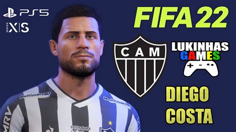 FIFA 22 DIEGO COSTA ATLÉTICO MINEIRO LOOK ALIKE HOW TO MAKE