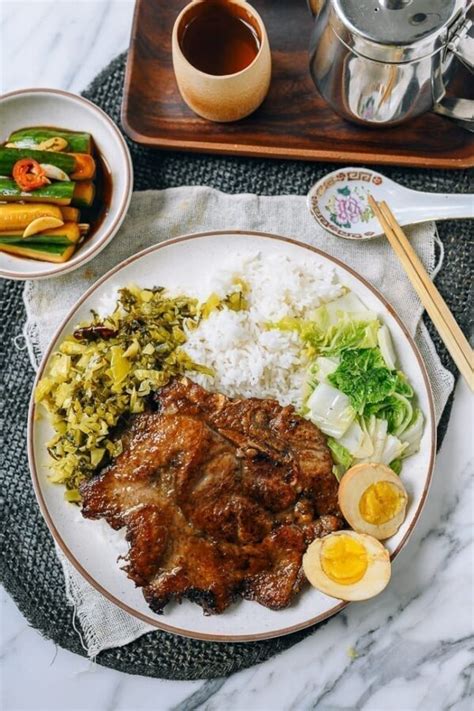 Taiwanese Pork Chop Plate Full Recipe The Woks Of Life