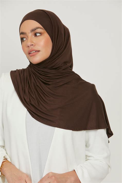 Dusty Taupe Instant Hijab Ready To Wear Jersey Hijab Abayabuth