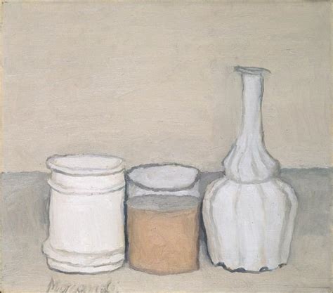 Still Life with Flask, 1953 - Giorgio Morandi - WikiArt.org