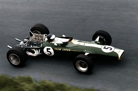 Jim Clark, Lotus 49, 1967 Dutch (?) GP (colorized) [1800x1185] (more in comments) : F1Porn