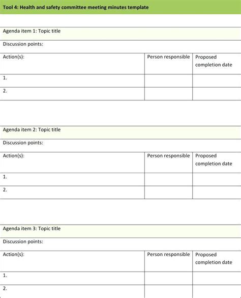 Hoa Committee Charter Template