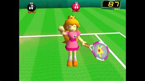 Mario Tennis 64 Star Cup Peach Youtube