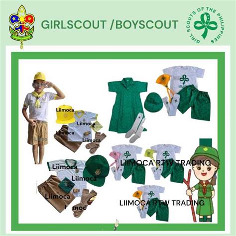 True Brighting Star Bspgirl Scout Uniform Lazada Ph