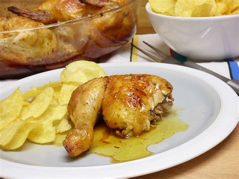 Pollo Entero Al Horno Jugoso Y Crujiente Mis Cosillas De Cocina