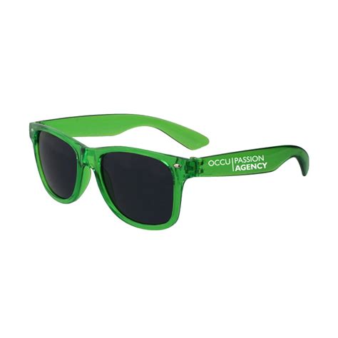 Translucent Frames Maui Sunglasses Totally Promotional