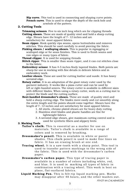 TLE 7 Dressmaking | Grade 7 Modules