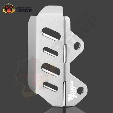 Logo Tenere Cnc Rear Brake Master Cylinder Guard Cover Protector